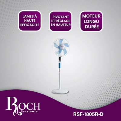 Ventilateur sur pied ROCH 18″ avec télécommande – RSF-1805R-D – Image 5