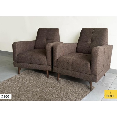 Salon Polo 2199 – 1 Place (1+1) – Marron