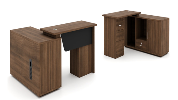 Bureau de Direction OZ-EDK04-18 (1800W x 1600D x 750H mm)
