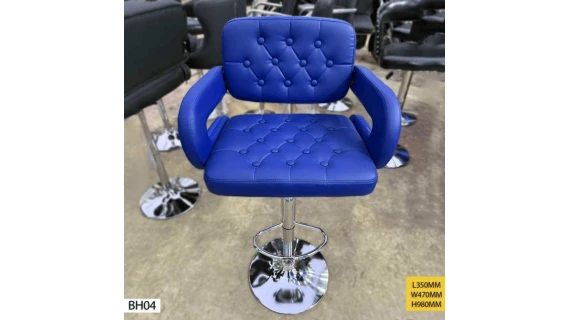 Chaise de Bar BHO4 – Bleu – Image 3