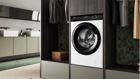 Machine à Laver Haier HW70-B12929A – 7KG – Front Load – Blanc – Image 4