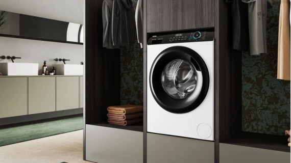 Machine à Laver Haier HW70-B12929A – 7KG – Front Load – Blanc – Image 4