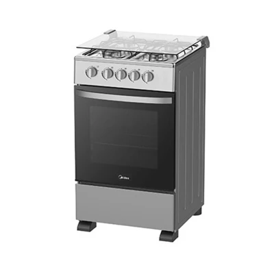 Cuisinière MIDEA 4 Feux – 50x55 cm – Grise – 4G082S – Image 3