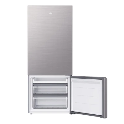 Réfrigérateur Haier Combiné 3 Tiroirs 460 Litres Gris HRF-460BMSM – Image 3