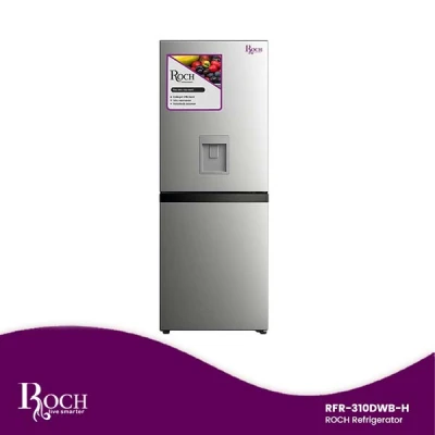 Frigo ROCH  Combiné RFR-310DWB-H – 310L – 4 Tiroirs avec Fontaine – Image 2