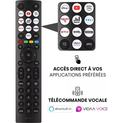 Téléviseur HISENSE 85" LED SMART VIDAA UHD 4K – Modèle 85A6N – Image 4