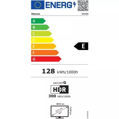 Téléviseur HISENSE 85" LED SMART VIDAA UHD 4K – Modèle 85A6N – Image 6