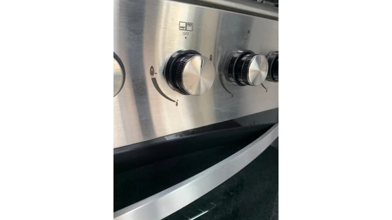 Cuisinière TECHNOLUX 5 Feux 80x60 Gaz Inox – TEC80 – Image 4