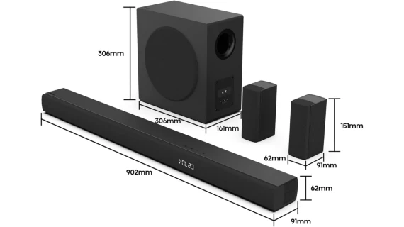 Barre de Son Hisense 540W HS5100 5.1 – Image 5