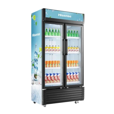 Réfrigérateur Hisense 2 Portes Vitrine Noir – FL81WC – Image 8