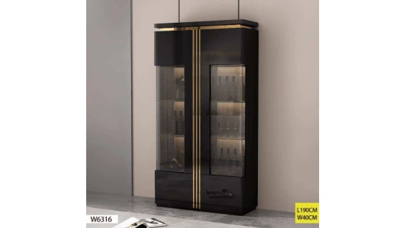 Vaisselier W6316 – Sobriété élégante et rangement généreux