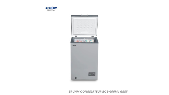 Congélateur BRUHM BCS-100MJ – Gris capacité 100 L Brut