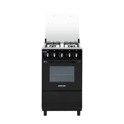 Cuisinière BRUHM 50×50 – 4 Feux Noir BGC-5540IB