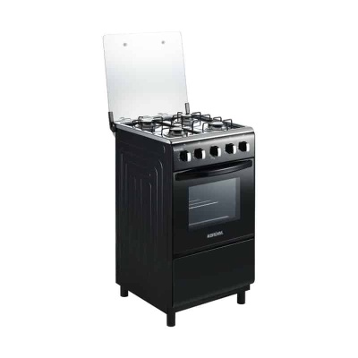 Cuisinière BRUHM 50×50 – 4 Feux Noir BGC-5540IB – Image 2