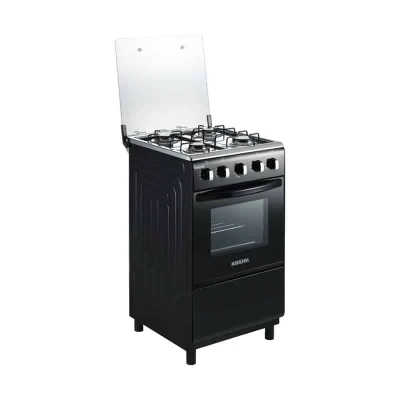 Cuisinière BRUHM 50×50 – 4 Feux Noir BGC-5540IB – Image 2