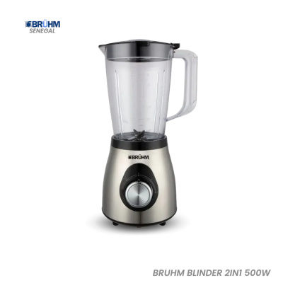 Blender 2-en-1 BRUHM BBP-15500PSM – 1,5L, 500W