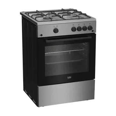 Cuisinière BEKO FBG62010XDL – 4 Feux à Gaz 60 cm autonome avec four intégré – Image 3