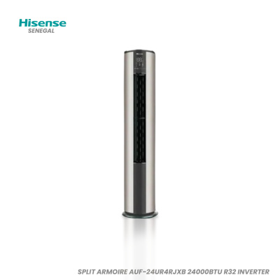 Climatiseur Hisense Split Armoire AUF-24UR4RJXB – 24000 BTU – R32 Inverter – Design Rond et Performance Énergétique – Image 3
