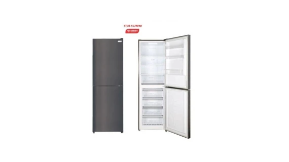 Réfrigérateur Smart Technology Combiné 4 Tiroirs 308 Litres – STCB557NFM – Gris