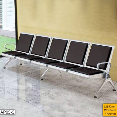 Banquette AP05-5 – Noir – L2850mm x P670mm x H770mm