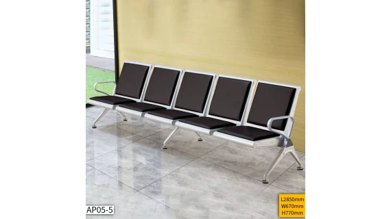Banquette AP05-5 – Noir – L2850mm x P670mm x H770mm