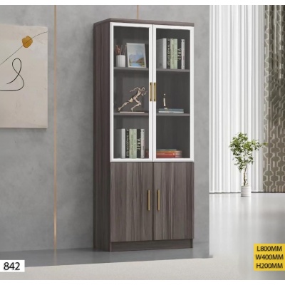Armoire 2 Portes – Noir – L800mm x P400mm x H2000mm