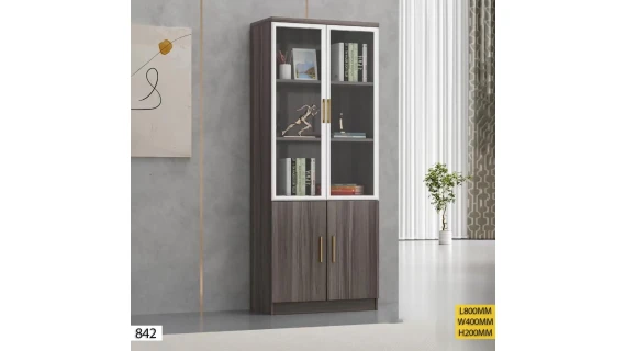 Armoire 2 Portes – Noir – L800mm x P400mm x H2000mm