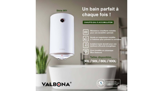 Chauffe-eau à accumulation VALBONA 30 Litres