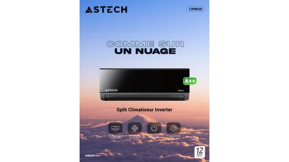 Climatiseur Split ASTECH Inverter 18000 BTU – 2,5 CV A++ Platinum