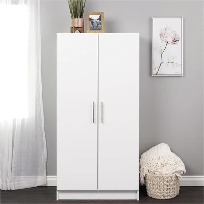 Armoire 2 Battants ARB002 – Blanc – 95x45x75 cm – Image 4