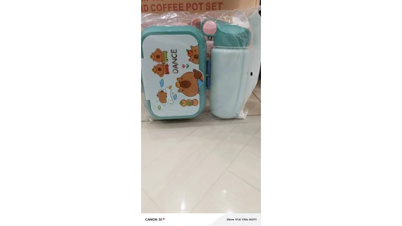 Gourde Enfant avec deux pieces LUNCH BOX – Image 4