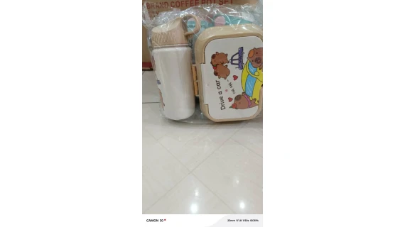 Gourde Enfant avec deux pieces LUNCH BOX – Image 5