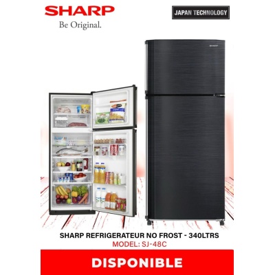 Réfrigérateur  SHARP No Frost – 340 Litres (Modèle SJ-48C)