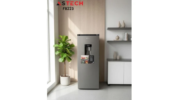 Réfrigérateur Astech 1 Porte avec Fontaine – 167L – Image 2