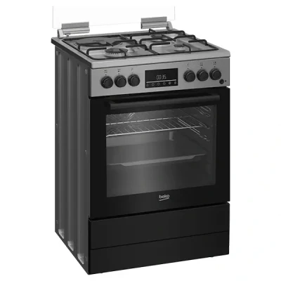 Cuisinière BEKO FBE63320XDL – Cuisinière Mixte 60 cm 3 Feux Gaz + 1 Plaque Électrique – Image 3