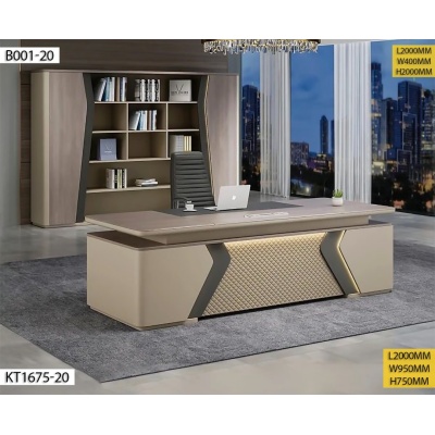 Table Bureau KT1675-20 + B001-20 – 2 m – L2000mm x P950mm x H750mm