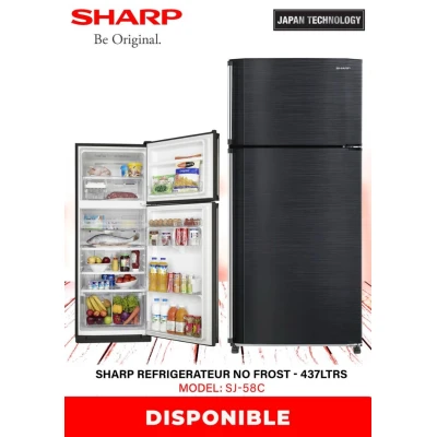 Réfrigérateur SHARP No Frost – 437 Litres (Modèle SJ-58C)
