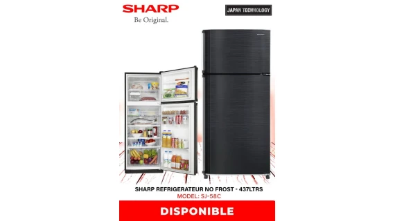 Réfrigérateur SHARP No Frost – 437 Litres (Modèle SJ-58C)