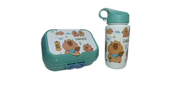 Gourde Enfant avec deux pieces LUNCH BOX