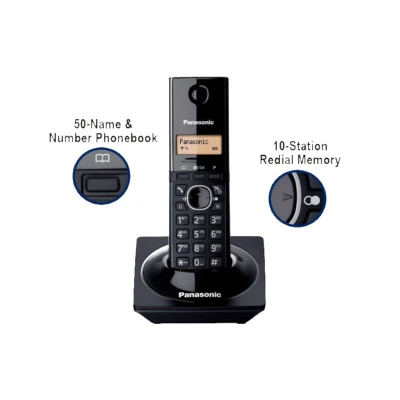 Téléphone Fixe Panasonic Sans Fil KX-TG1711 – Élégance, Clarté et Confort d’Utilisation – Image 4