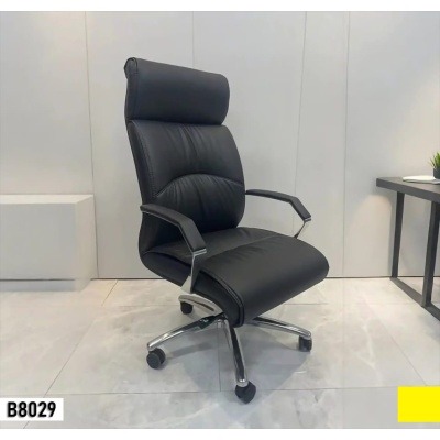 Fauteuil de Bureau B8029 – Confort Ergonomique – Noir – Design Professionnel et Élégant