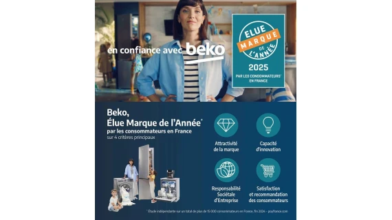 Machine à laver BEKO BM3WFT412400BS – 12 kg – Efficace et Économique – Technologie Inverter – Image 5