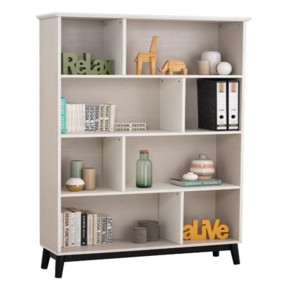 Bibliothèque Howell High – Moderne et Fonctionnelle – 112 x 35 x 174 cm