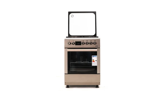 Cuisinière ASTECH CK65ELCF – 4 Feux à Gaz + Four Électrique Full Option (60x60 cm)