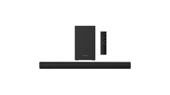 Barre de son HISENSE HS1800 – 2.1 Canaux avec Caisson de Basses Sans Fil – 140W