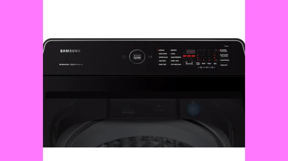 Machine à laver Top Load 16 kg Samsung WA16CG6745BDNQ  avec EcoBubble™ & Moteur Digital Inverter – Image 6