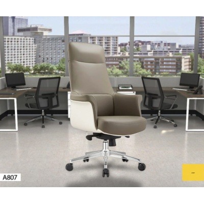 Fauteuil de Bureau A807 – Confort Ergonomique – Design Élégant Beige pour Maison et Entreprise