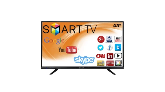 Téléviseur MASER 43" Smart Full HD4300S – Smart TV LED, WiFi, Netflix, 120Hz