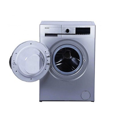 Machine à laver Sharp 6 kg – Chargement frontal – Automatique – Silver (ES-FE610CZ-S / ES-FE612CXS)