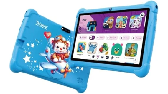 Tablette Telzeal P602 – Écran HD 7 pouces, Android 10.1, WiFi 5G, double caméra, 4 Go de RAM, 128 Go de stockage, batterie 3000 mAh